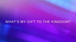 What's My Gift to the Kingdom Sermon Series